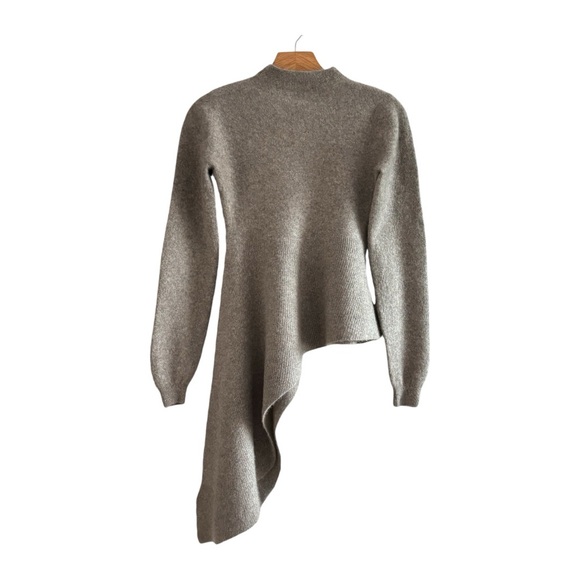 KHAITE | Esme Cashmere Asymmetric Sweater Barley S - Picture 5 of 9